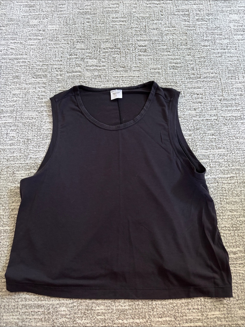 Athleta Black Sleeveless Performance Tank